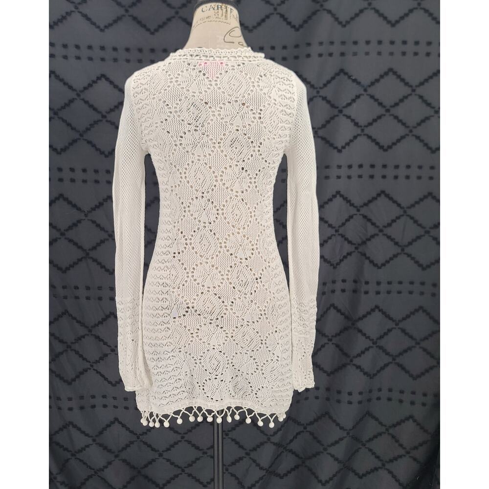 Lilly Pulitzer white Athena resort crochet dress Size Small resort wear preppy - Picture 3 of 12